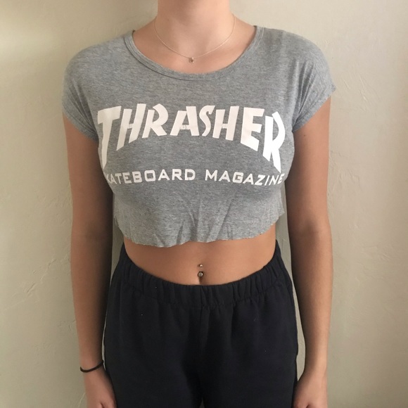 cropped thrasher top